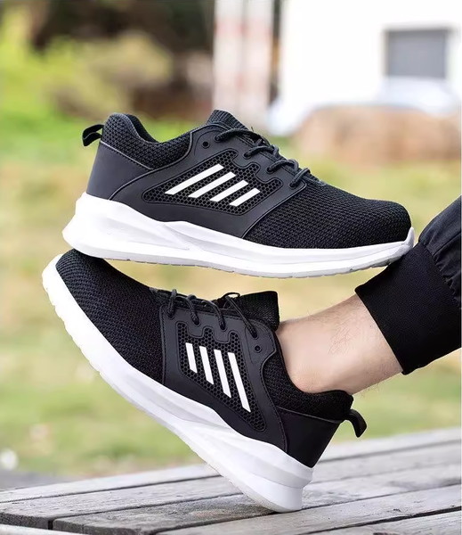 Steel Toe Sports Safety Shoes - Model SS63 - Black