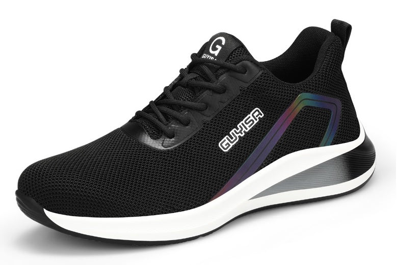Steel Toe Sports Safety Shoes - Model SS61 - Holographic Light Reflective
