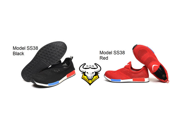 Various designs of KTG Safety Steel Toe Slip On Sports Safety Shoes Model SS38