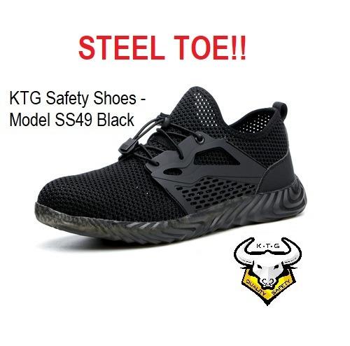 KTG Steel Toe Kevlar Sports Safety Shoes Model SS49 - Stylish, comfortable and breathable. Available in SG Singapore US UK Malaysia Hong Kong